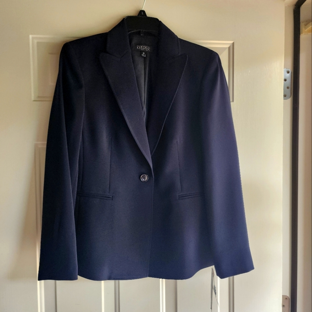 Kasper Navy Blazer, NWT